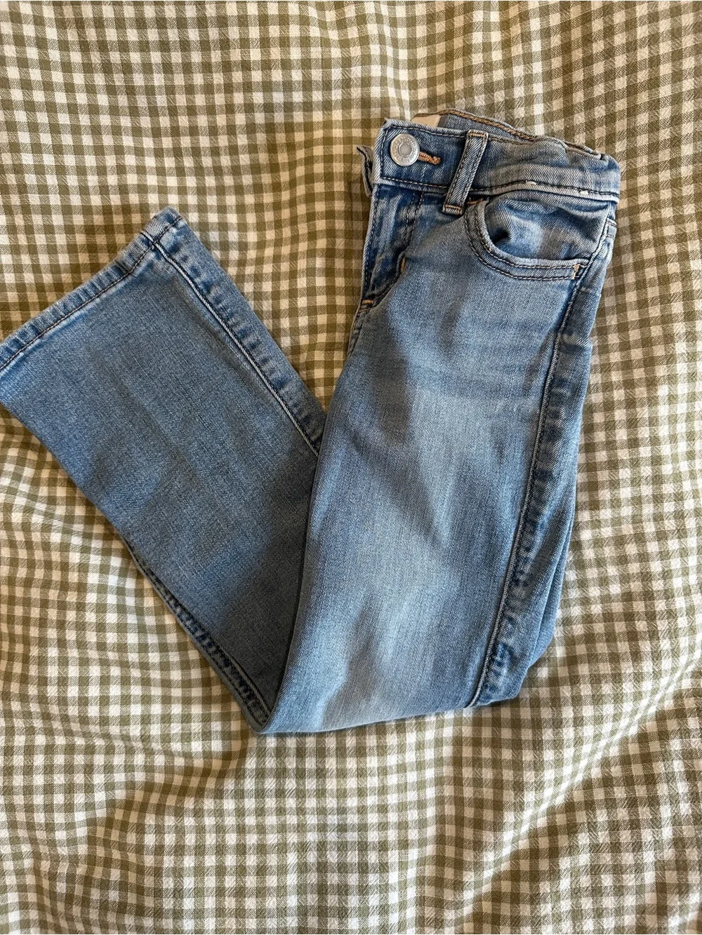 Abercrombie kids low rise bootcut jeans